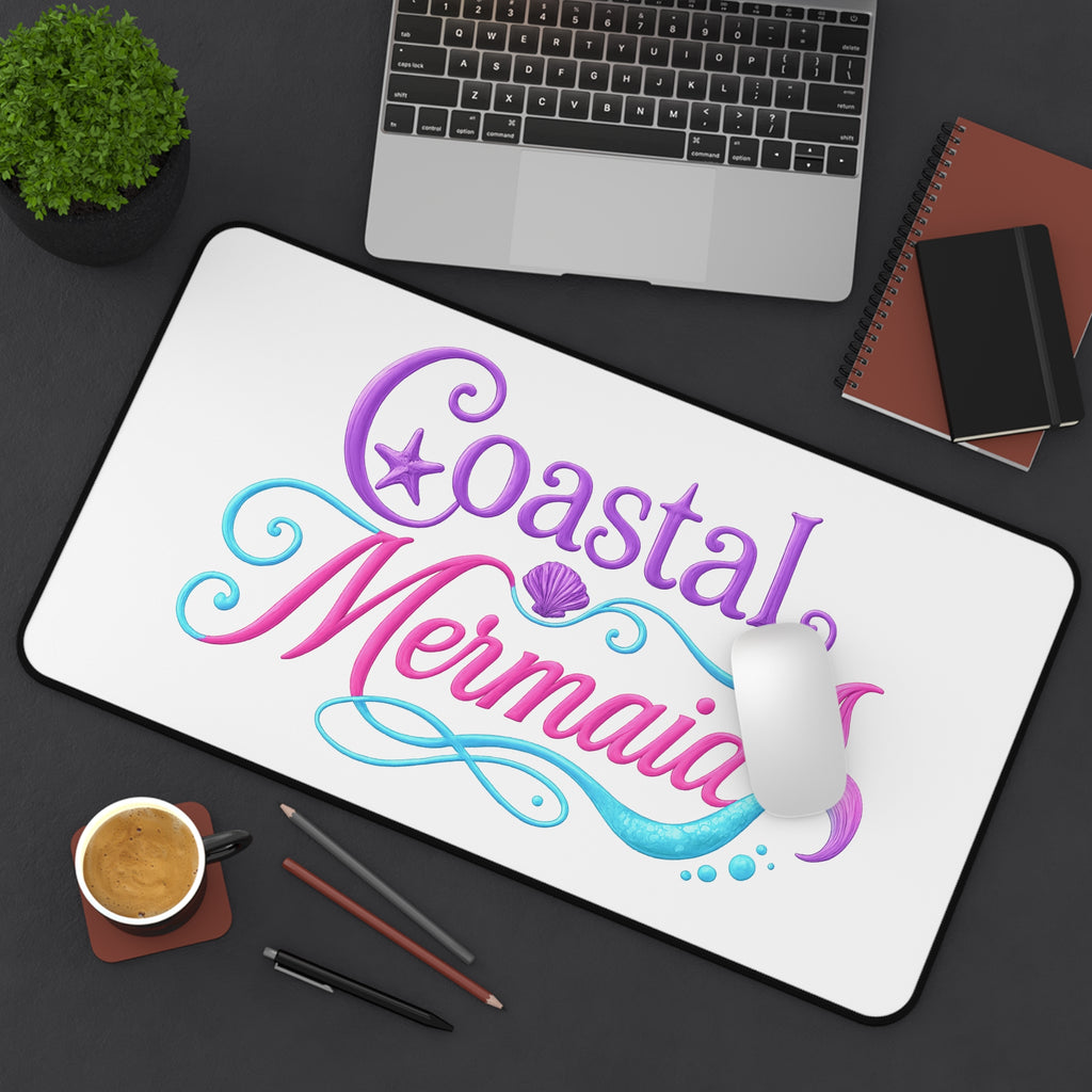 Coastal Mermaid Desk Mat