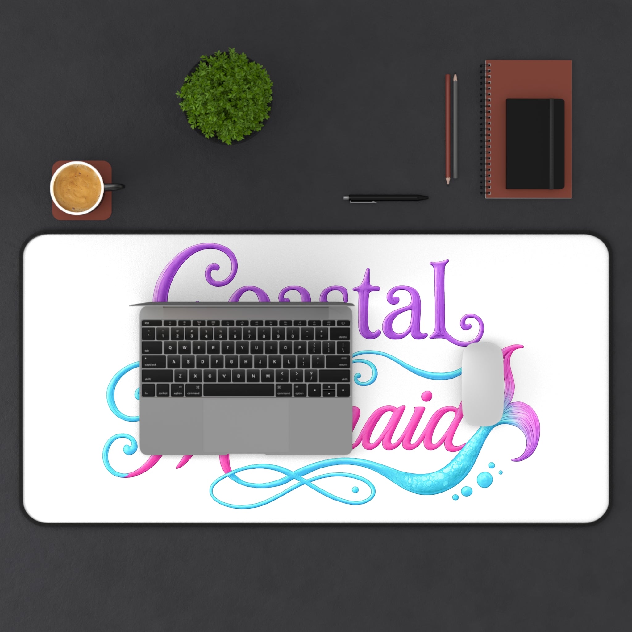 Coastal Mermaid Desk Mat