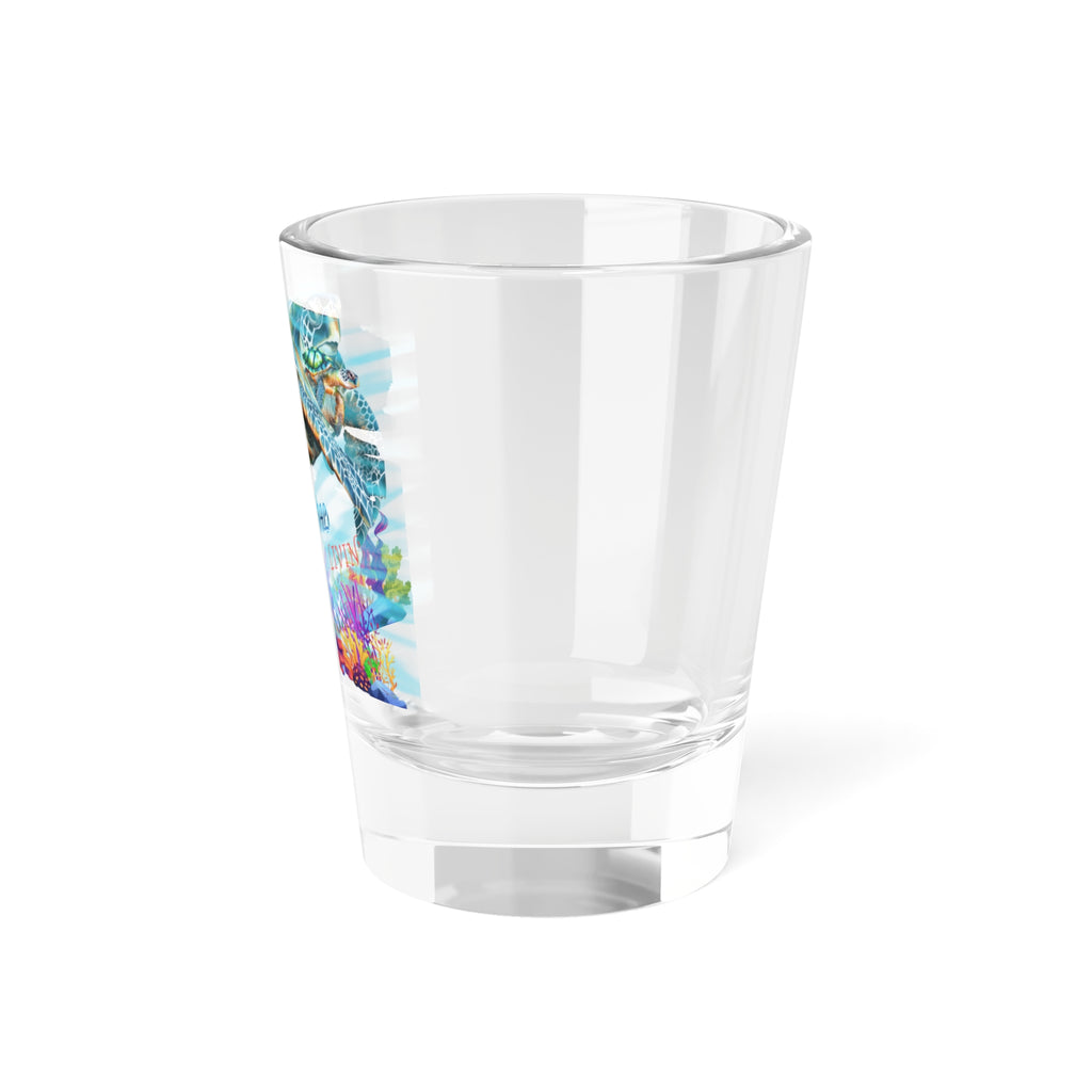 Sea Turtle Shot Glass — Coastal Vibes 1.5oz