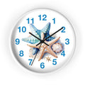 Starfish Wall Clock — Coastal Beach Decor Timepiece