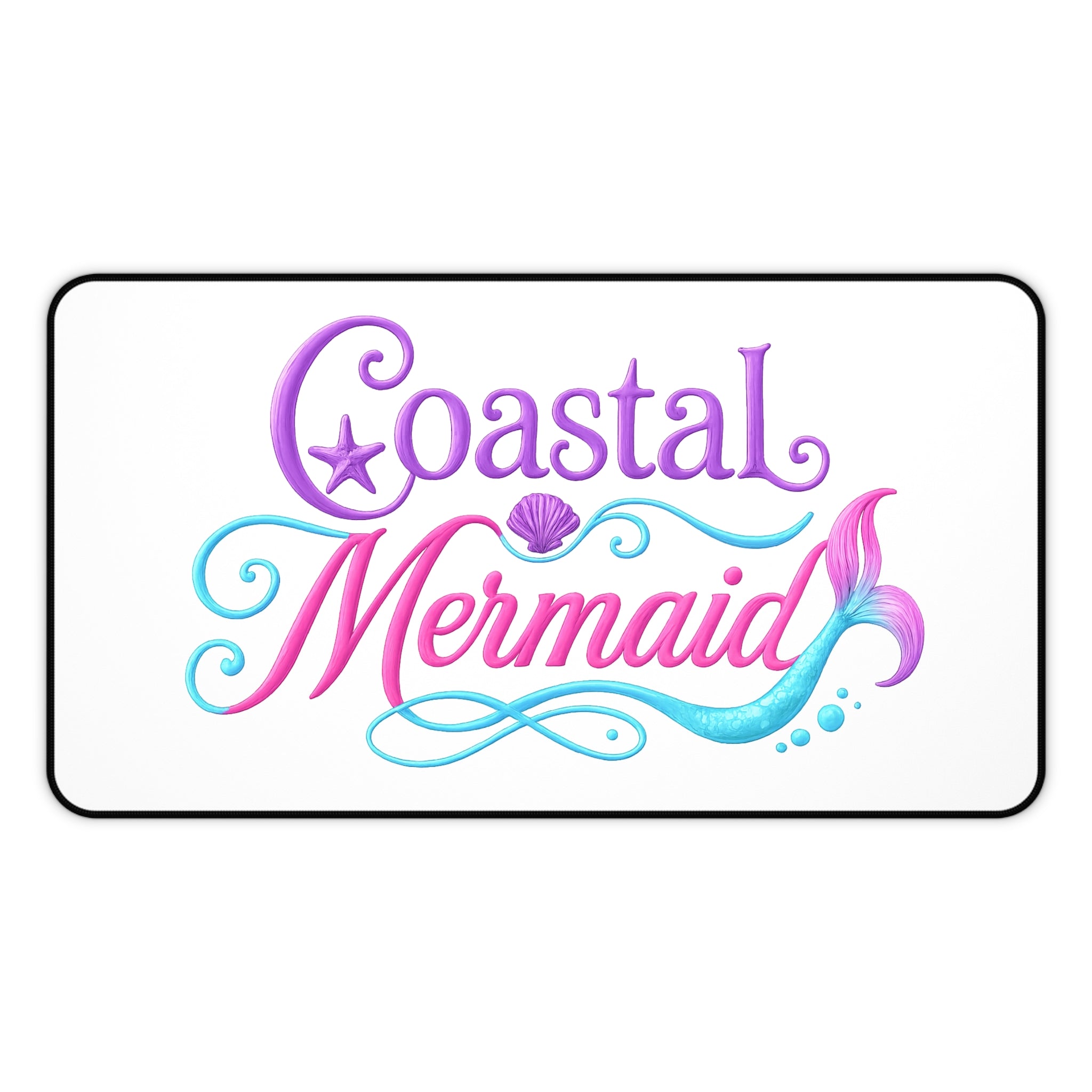Coastal Mermaid Desk Mat
