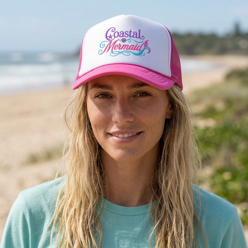 Coastal Mermaid Trucker Cap