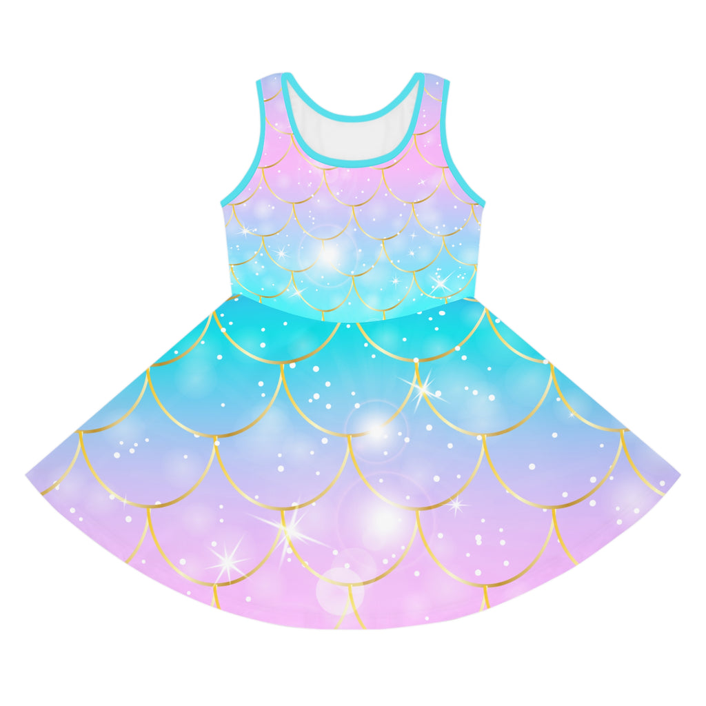 Girl's Mermaid Scale Sundress