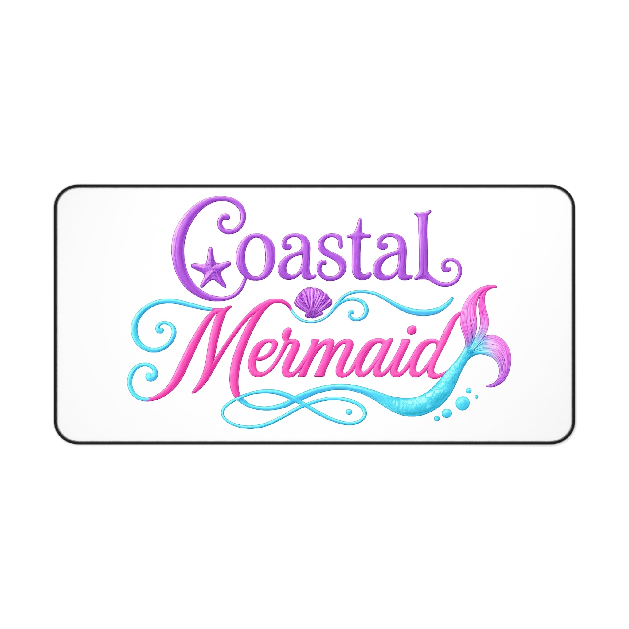 Coastal Mermaid Desk Mat