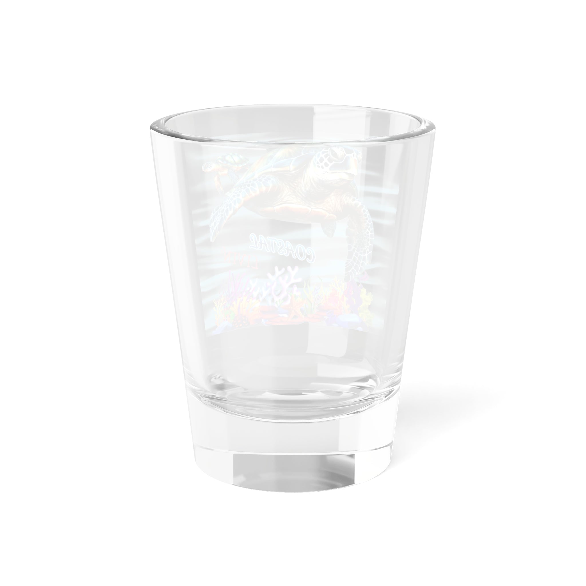 Sea Turtle Shot Glass — Coastal Vibes 1.5oz