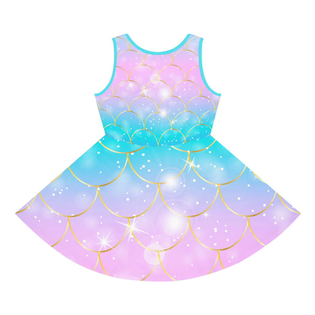 Girl's Mermaid Scale Sundress
