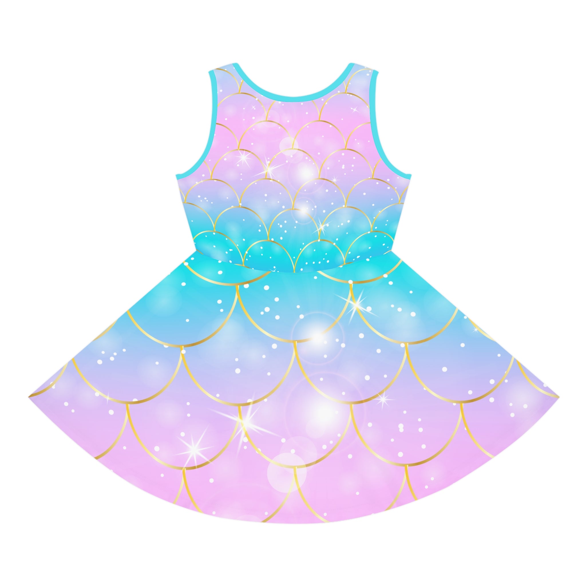 Girl's Mermaid Scale Sundress