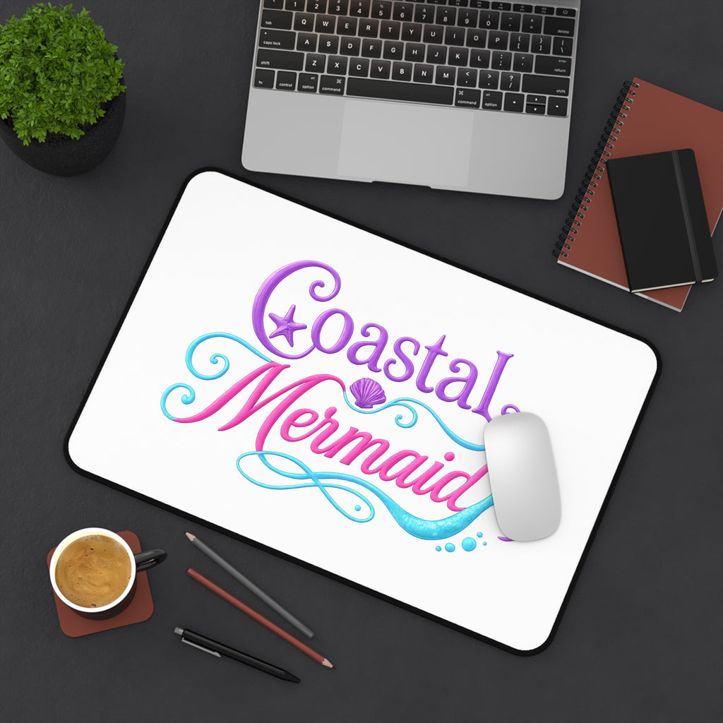 Coastal Mermaid Desk Mat