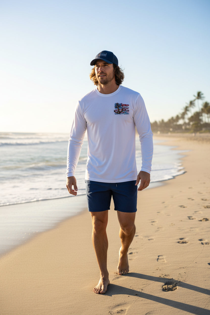 Anchor 4th of July Long Sleeve