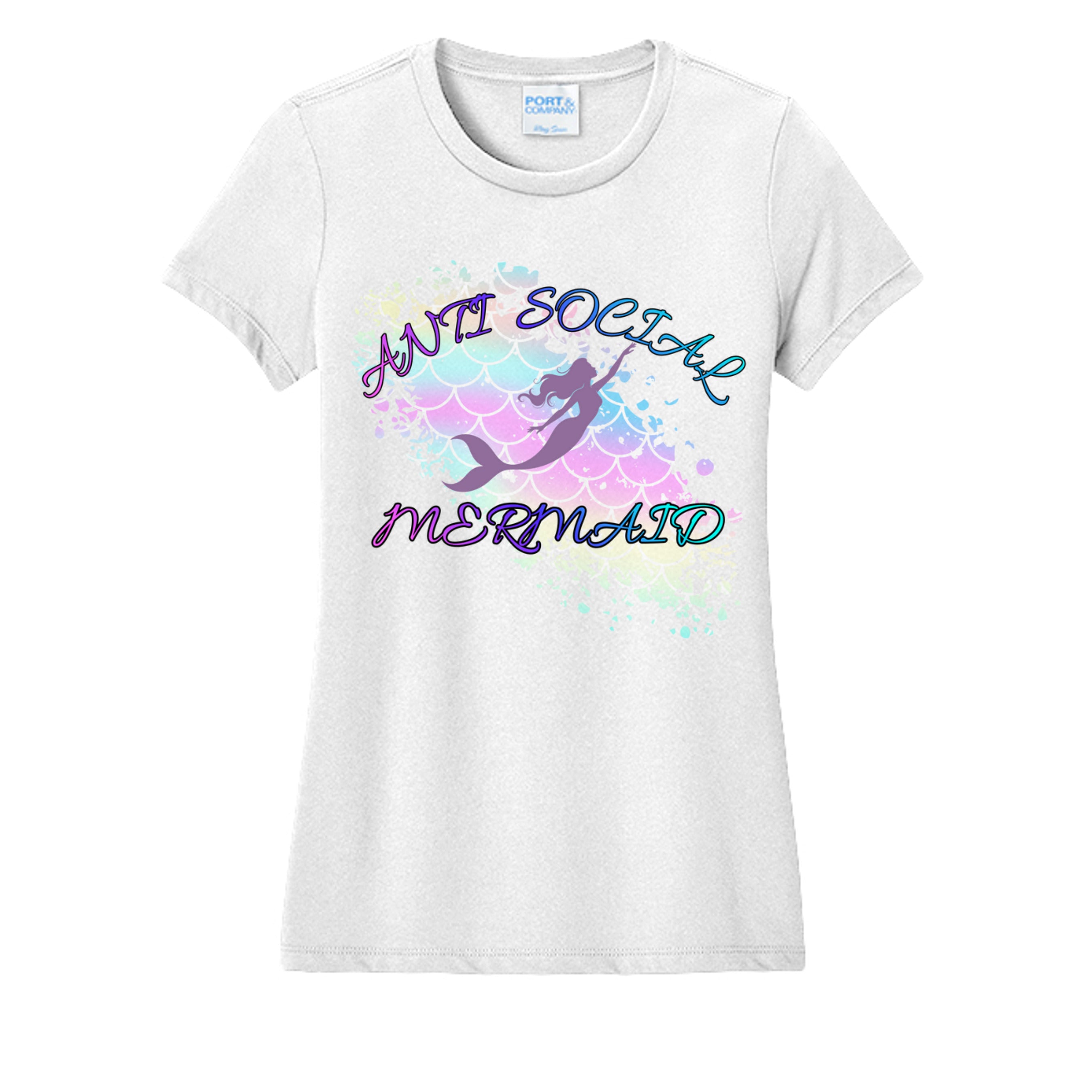 Women's Anti-social Mermaid Tee