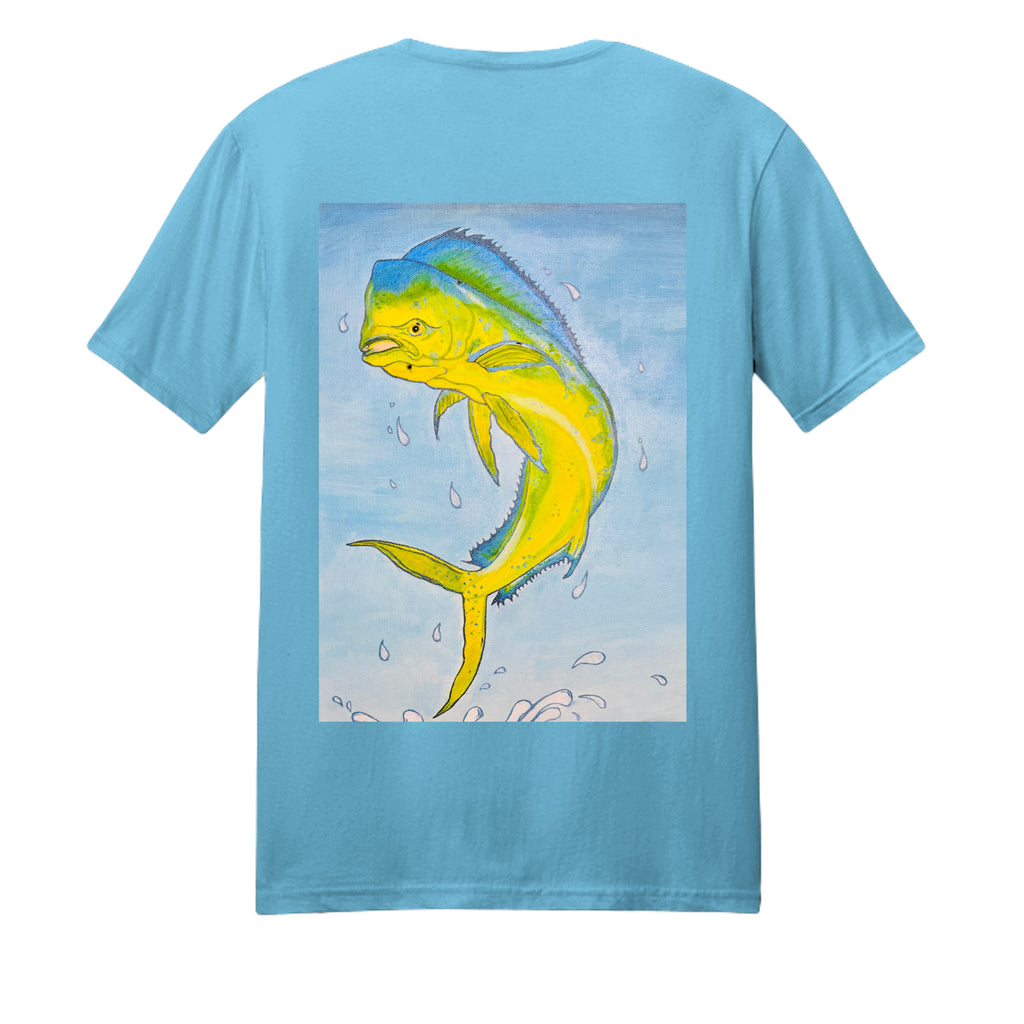 Men's Salty Addictions Mahi painting