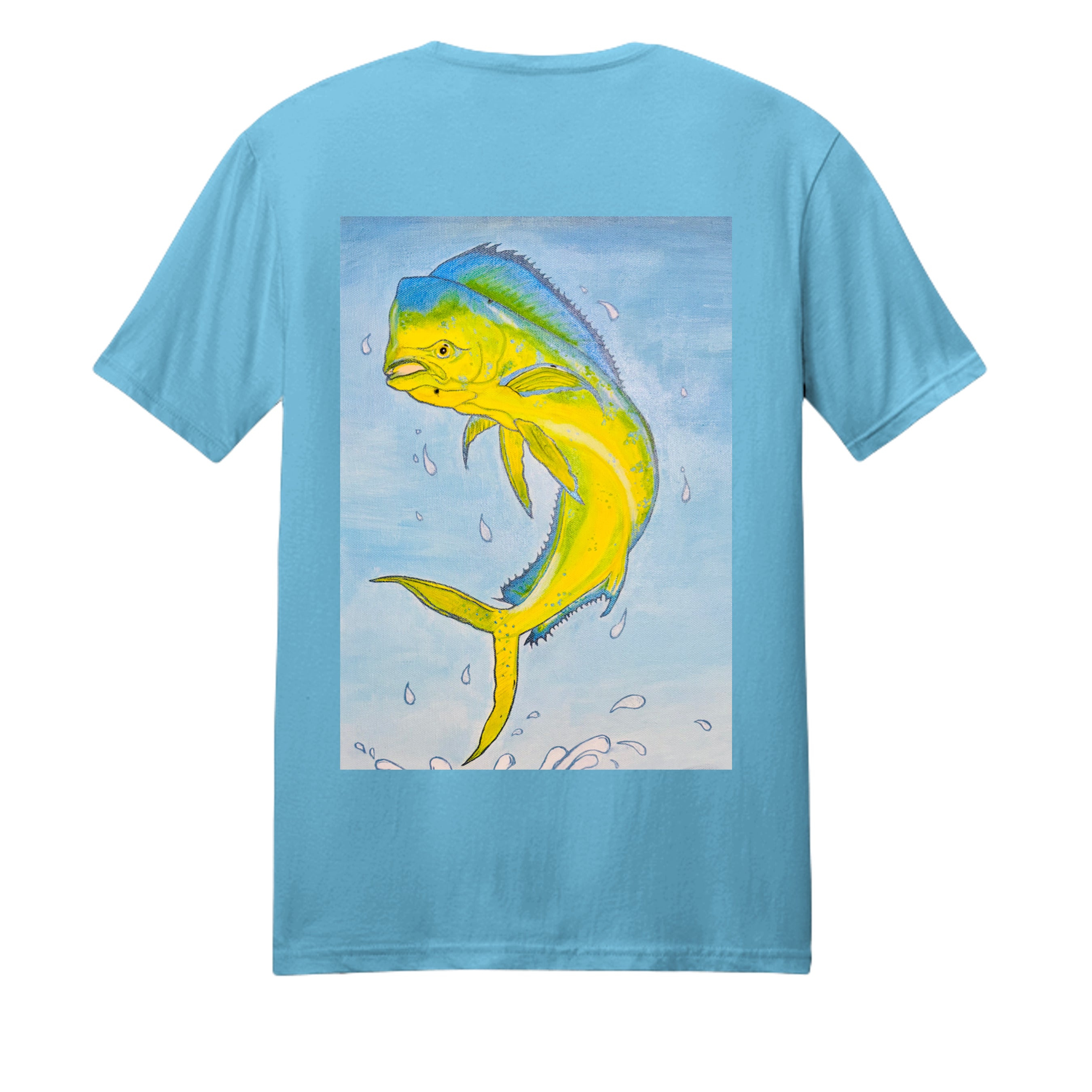 Men's Salty Addictions Mahi painting